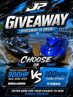 A SEADOO RXP OR A YAMAHA GP1800r *GIVEAWAY*